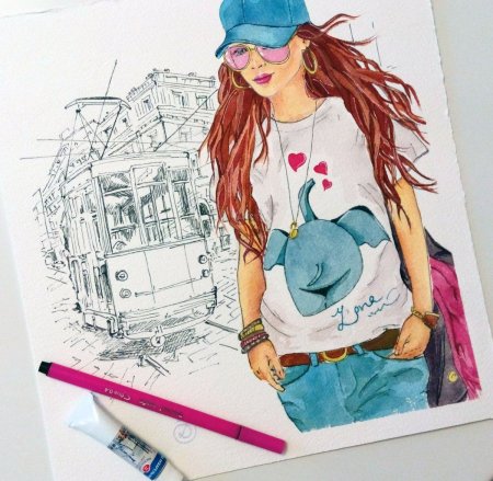 Рисунки акварелью красивые и крутые