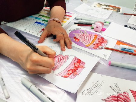 Мастер класс по рисованию маркерами