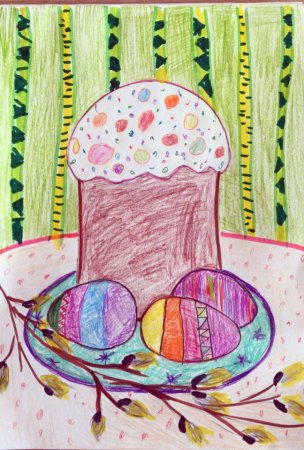 Рисование с детьми на тему Пасха