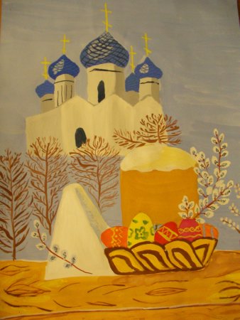 Рисование с детьми Пасха