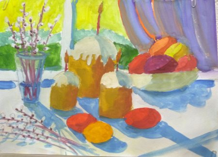 Раскраска Пасха для детей