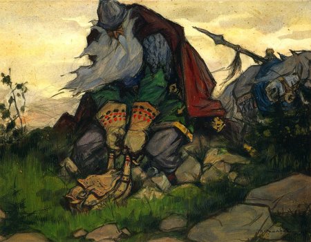 Древнерусские воины-защитники Илья Муромец
