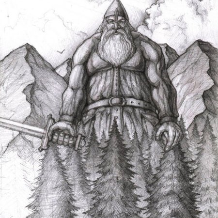 Разукрашка Илья Муромец богатырь
