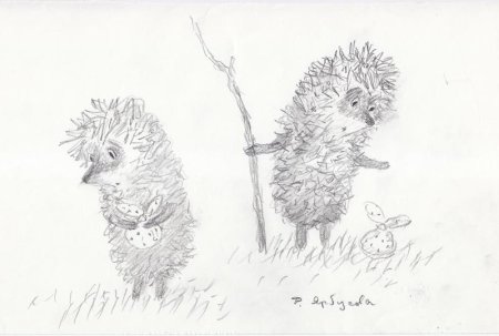 Иллюстрации к сказке Ежик в тумане