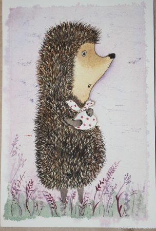 Ежик в тумане раскраска