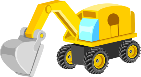 Экскаватор для рисования