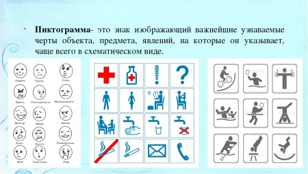 Современные пиктографические знаки