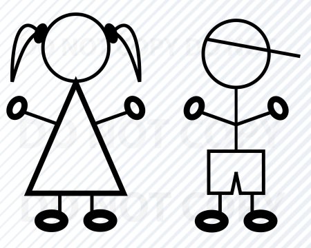 Схематичное изображение человечка