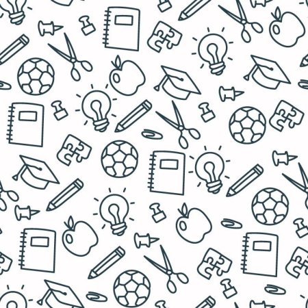 Поттерн со школьной тематикой