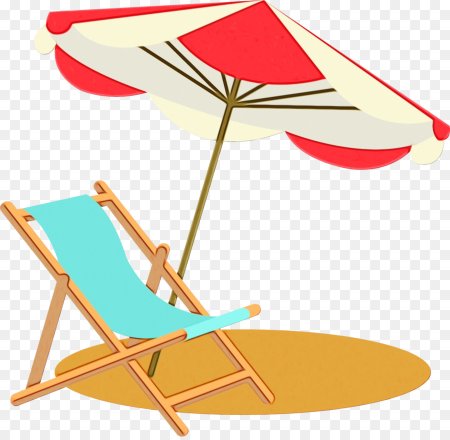 Шезлонг без фона