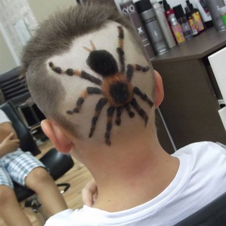 Стрижки для мальчиков с полосками