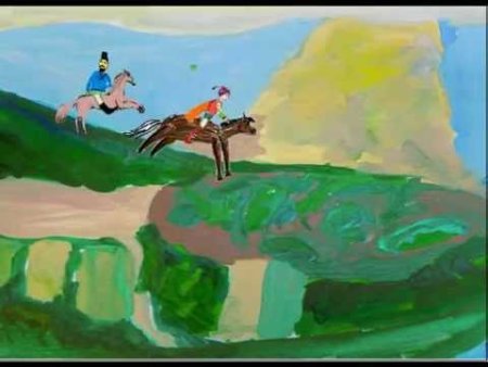 Нарисовать иллюстрацию ребенку к сказке Ашик Кериб