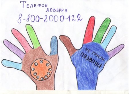 Детский телефон доверия рисунок