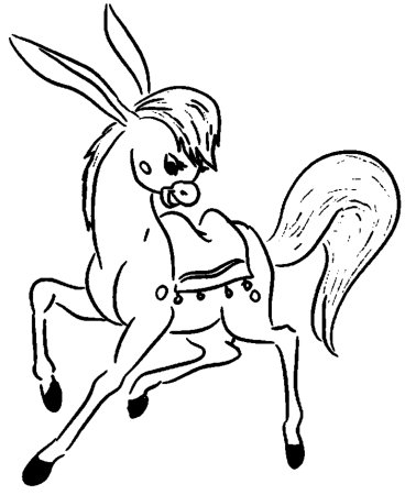 Конек горбунок raskraska