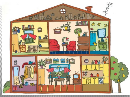 Домик в комнате