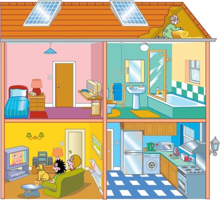 Нарисовать комнату