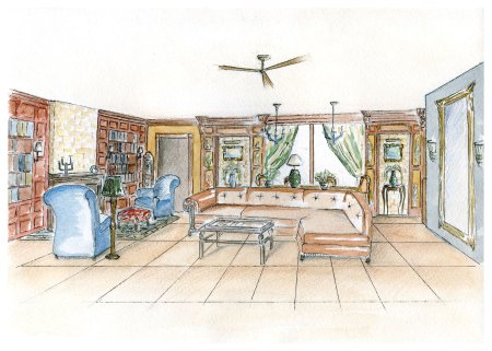 Рисунок детской комнаты