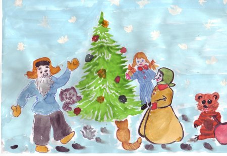 Новогодние снеговечки