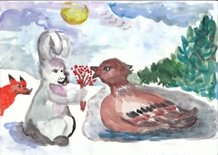 Детские рисунки по произведениям мамина сибиряка (54 фото)
