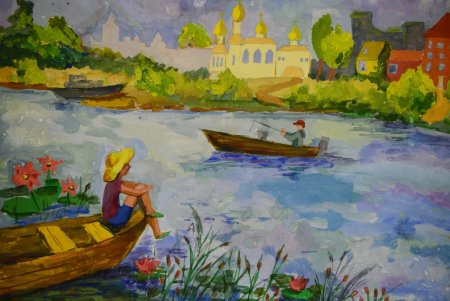 Астрахань рисунок