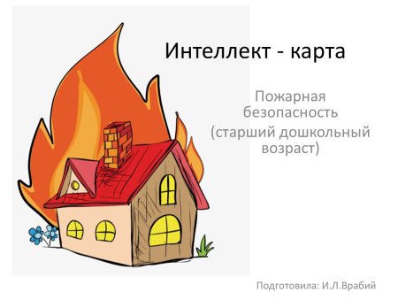 Горящий дом для детей