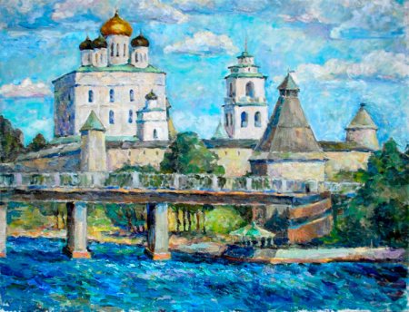 Псков Кремль живопись