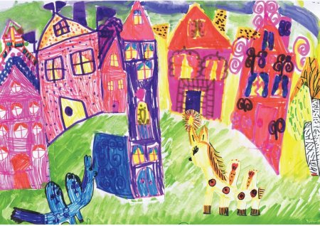 Детский конкурс рисунков сказочный город