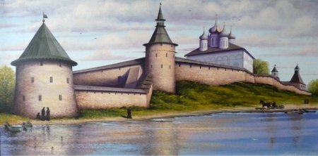 Древнерусский город Псков