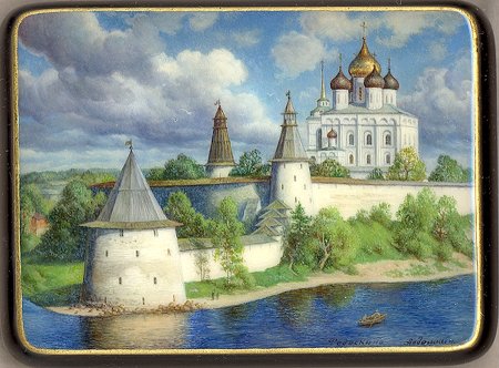 Кремль Псков Пскова рисунок