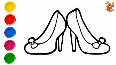 Раскраска туфли