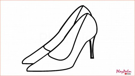 Раскраска туфли