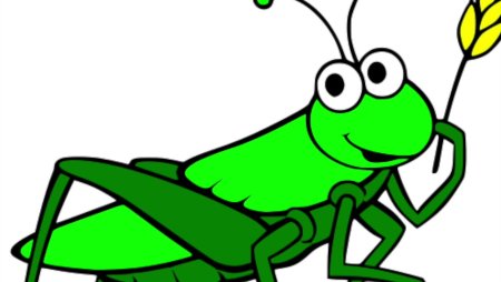 Кузнечик рисунок