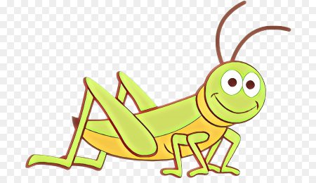 Саранча мультяшная