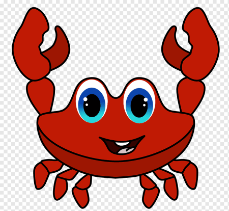 Краб рисунок