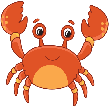 Краб мультяшный