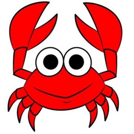Краб рисунок
