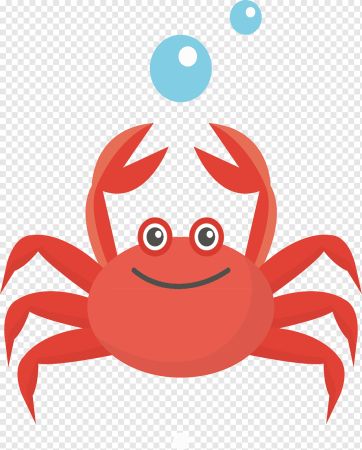 Краб раскраска для детей