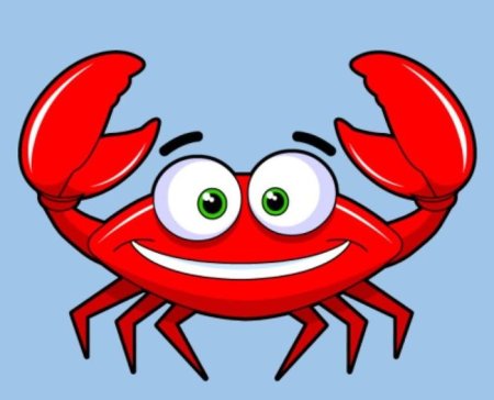 Нарисовать краба