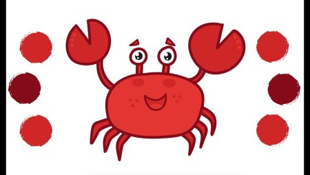 Краб раскраска для детей