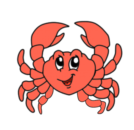 Крабики мультяшные
