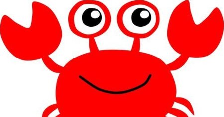 Крабик мультяшный