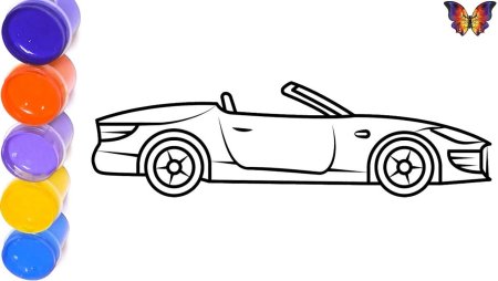 Раскраска: кабриолеты