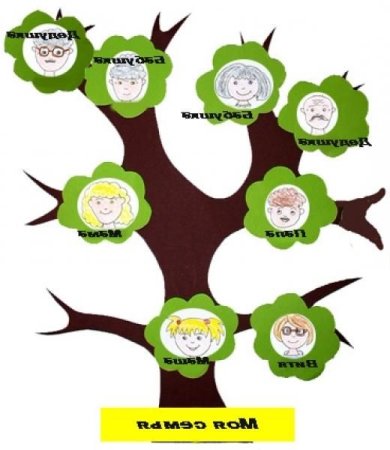Семейное дерево для школы