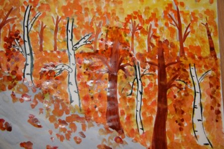 Детские рисунки октябрь