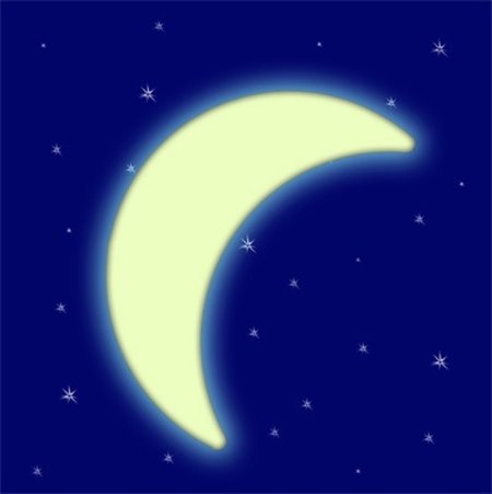 Месяц рисунок для детей