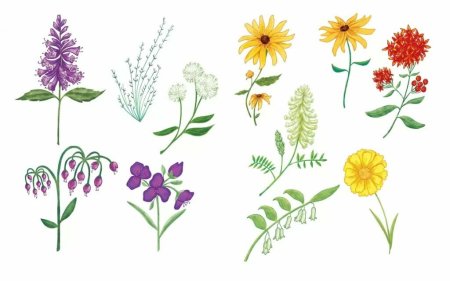 Цветы полевые и луговые