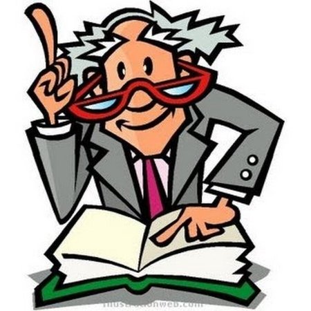 Ученый на прозрачном фоне