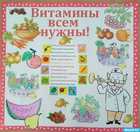 Рисунок на тему витамины