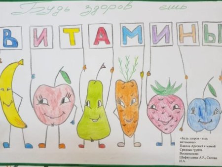 Плакат на тему здоровое питание
