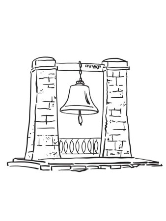 Колокол Херсонес вектор